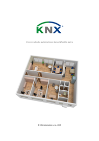Kancelářské patro - technologie KNX